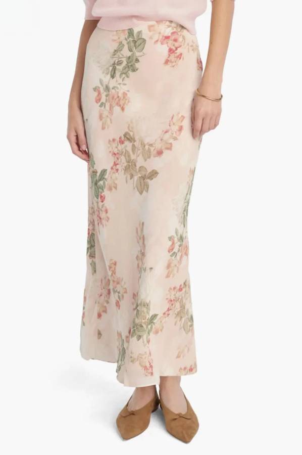 The Favorite Skirt- Light Peach  Rose