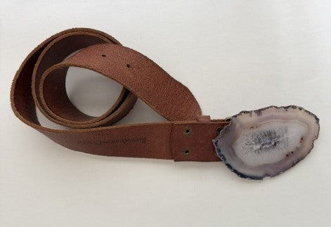 Belts With Stone Buckle