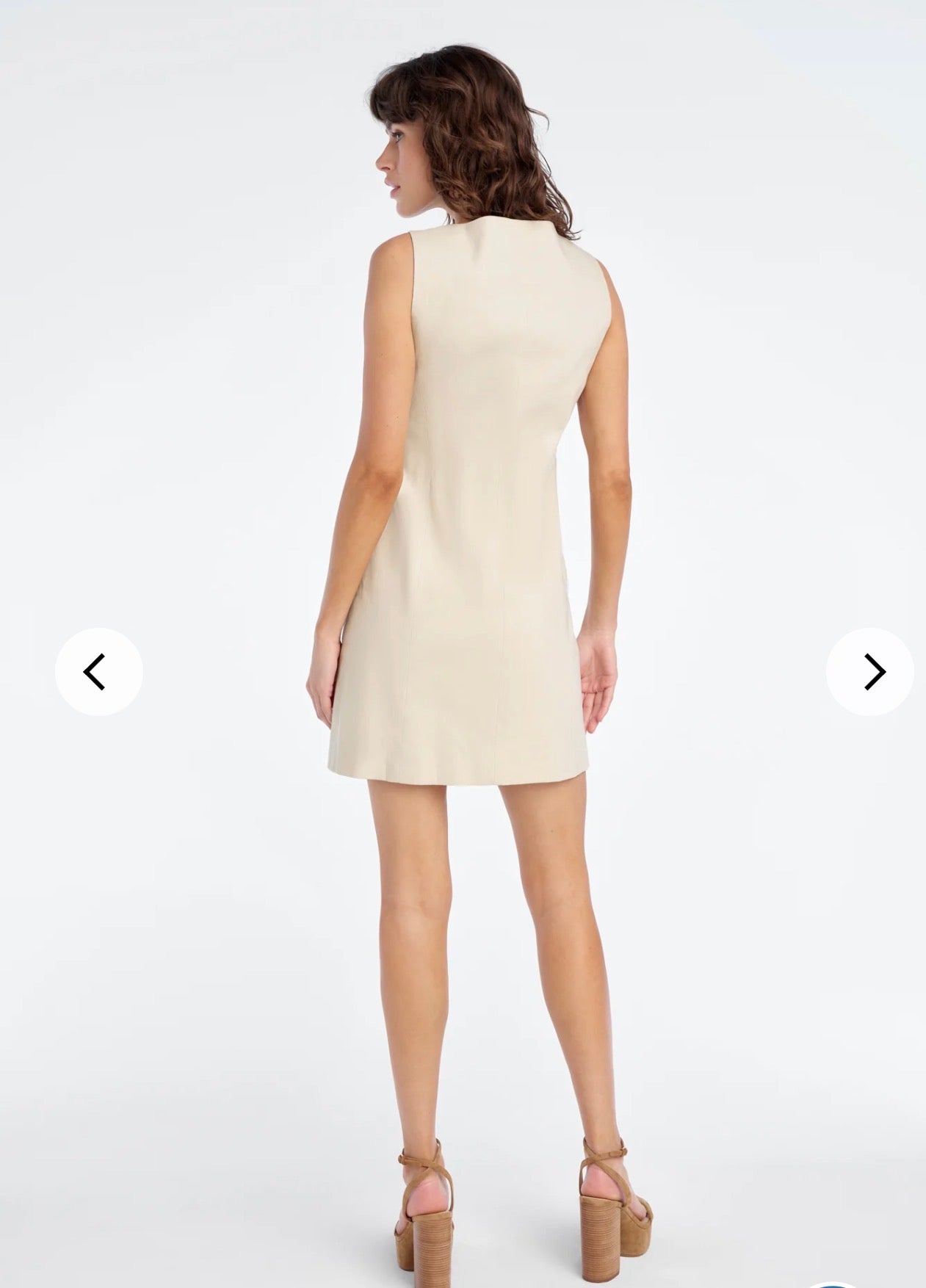 Kahki mini dress