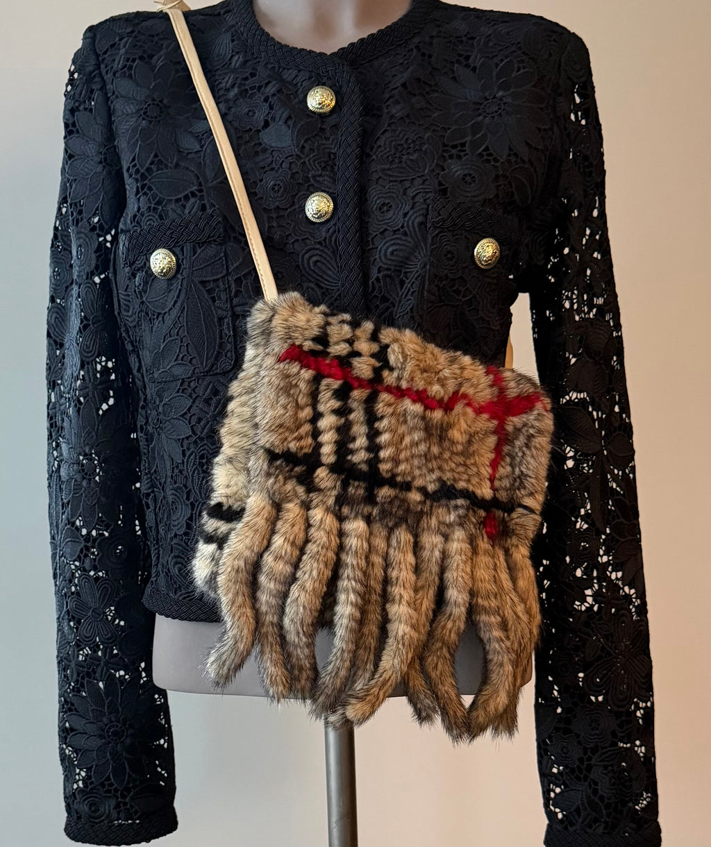 Mink Plaid Bag