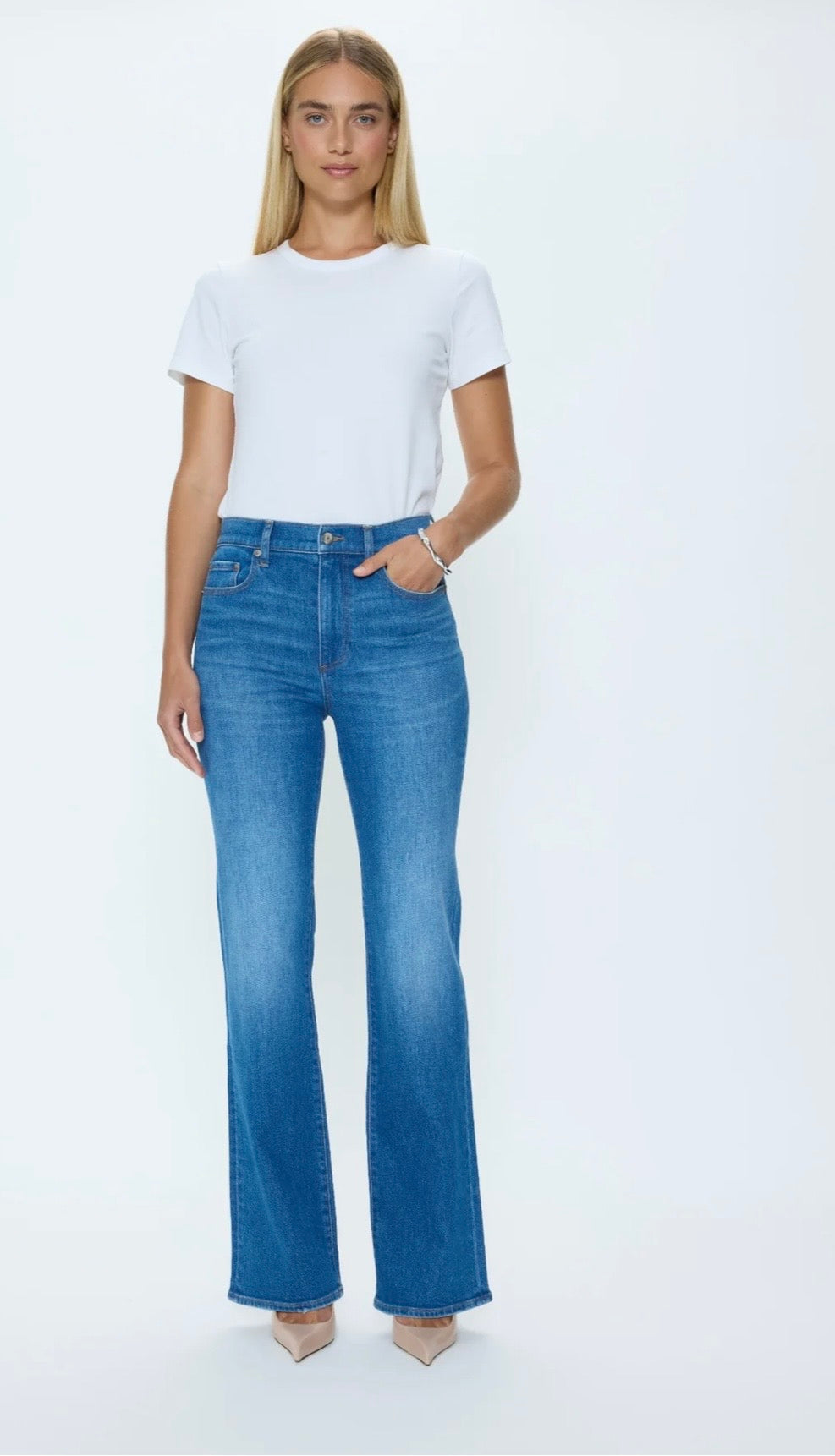 Evie High Rise Slim Boot - Eternity