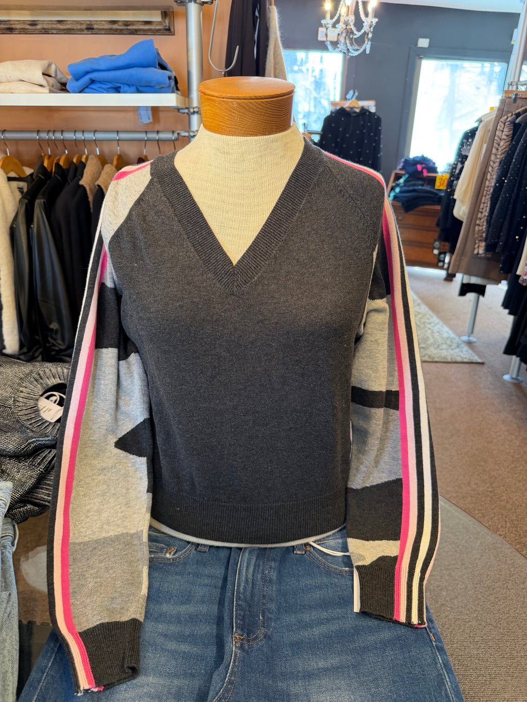 Maeve Camo Stripe