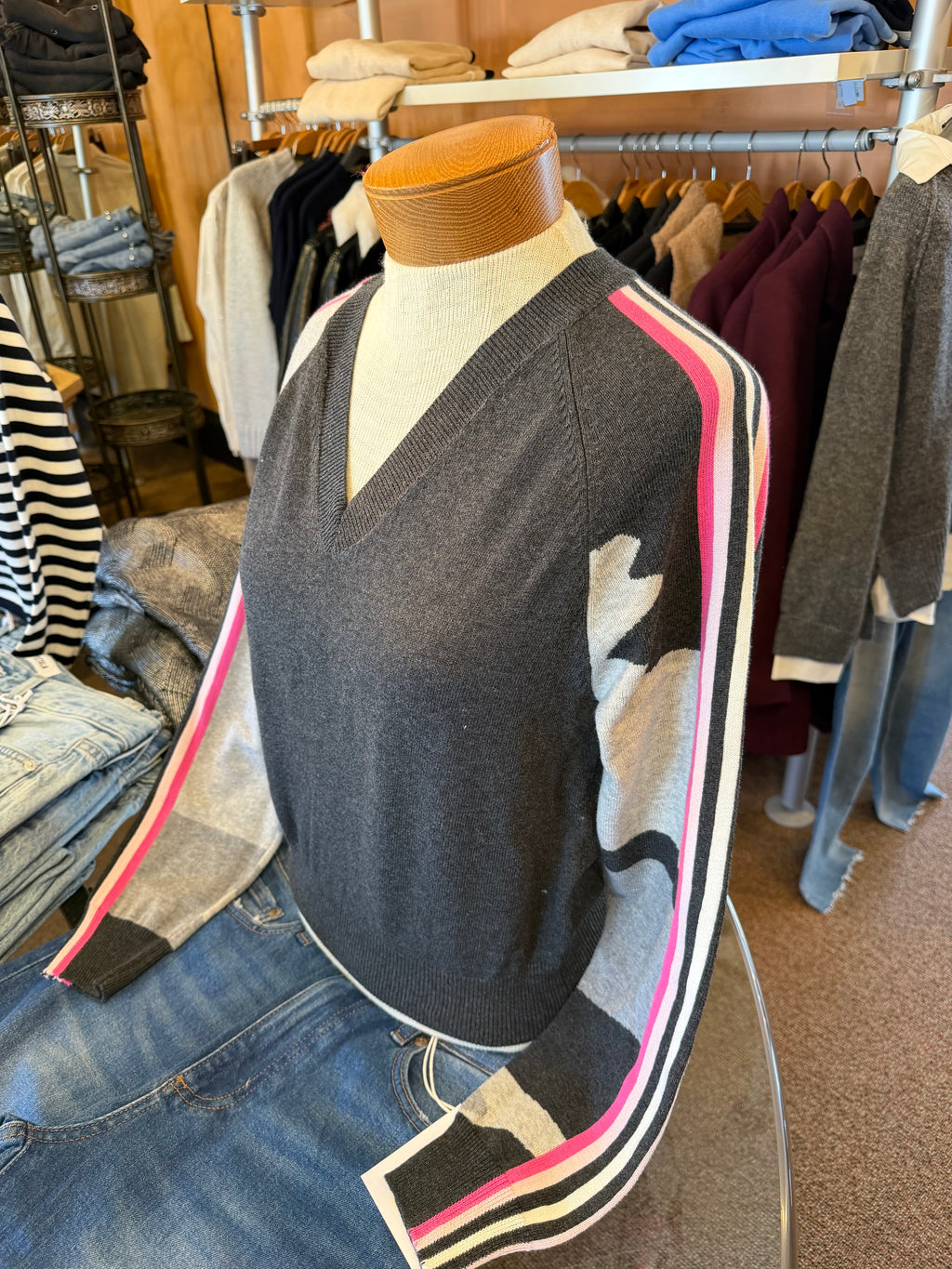 Maeve Camo Stripe