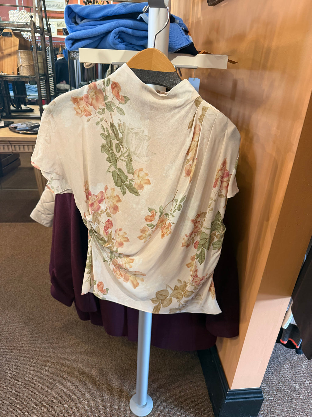 The Graceful Top- Light Peach Rose