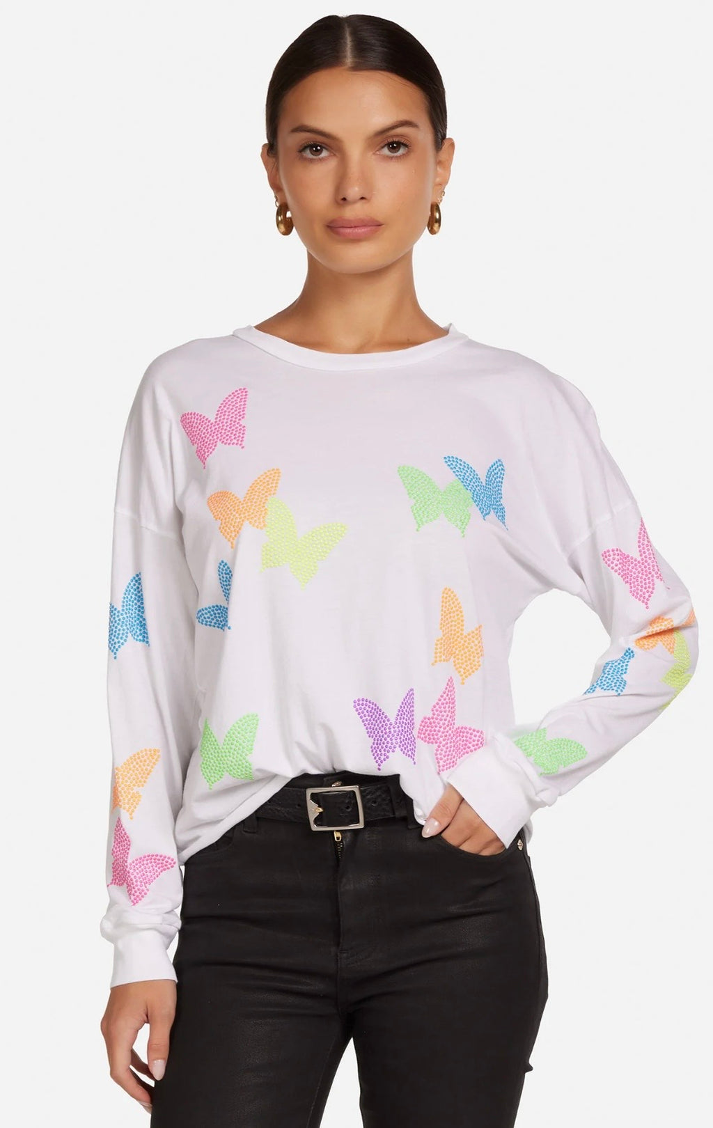 Luella Neon Butterfly- White