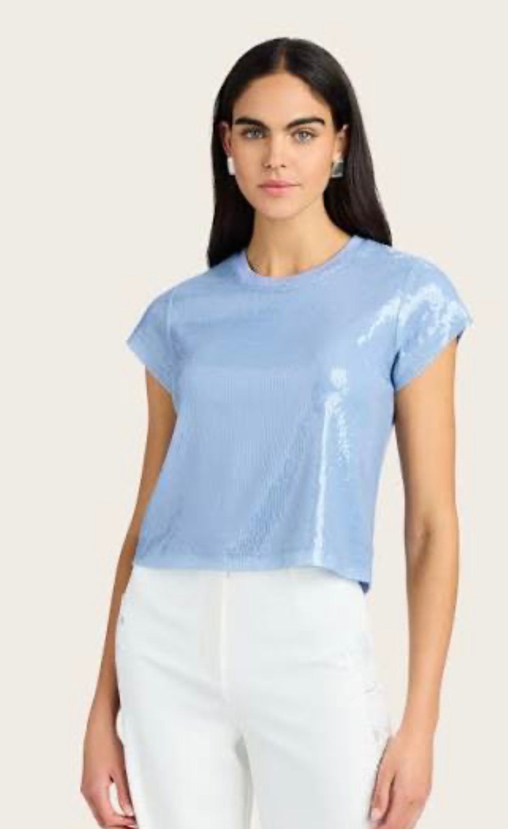Kai Sequin Top- Opal