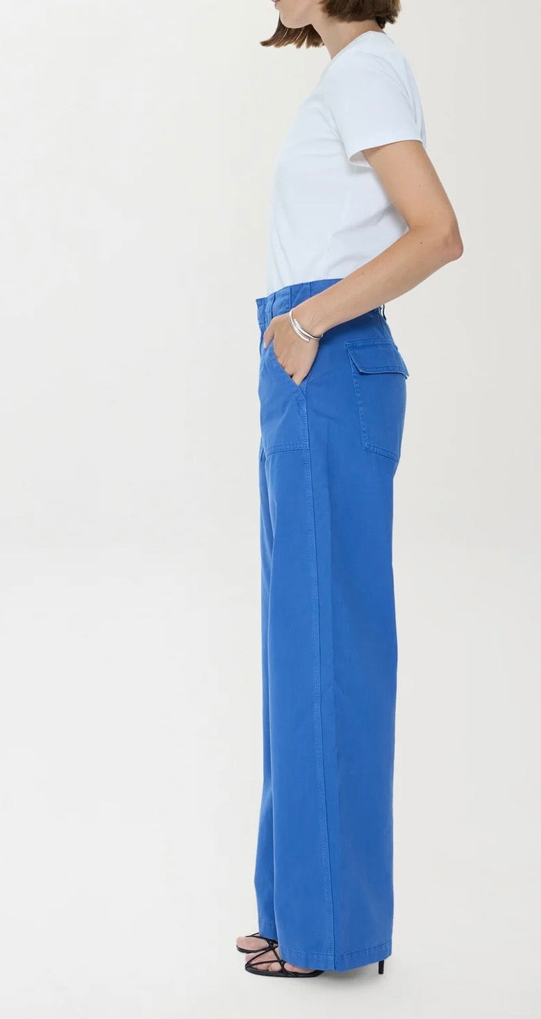 Wren Relaxed Straight Utility-Ciel