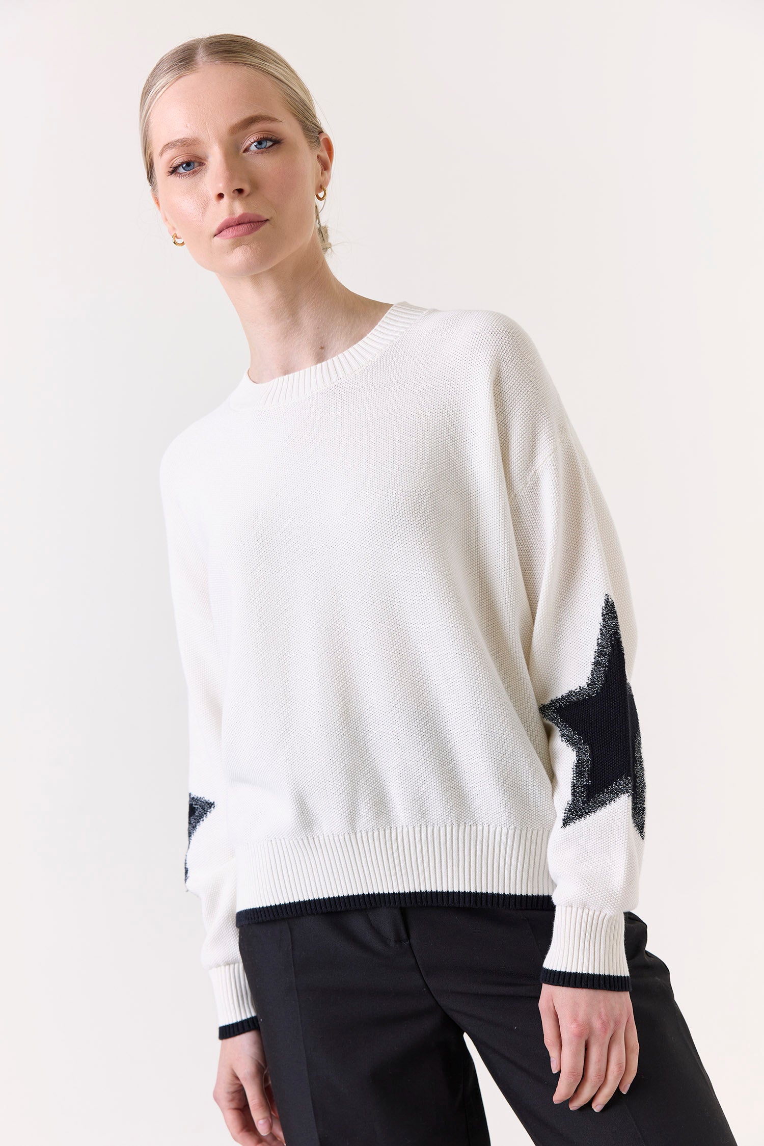 Navajo Star Sleeve Sweater